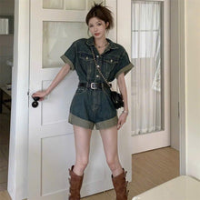 Bộ Jumpsuit Nữ ED40 Phong Cách Trẻ Trung Năng Động Thiết Kế Thời Trang Độc Đáo Phù Hợp Mọi Hoạt Động Tự Tin Có Kèm Đai Lưng
