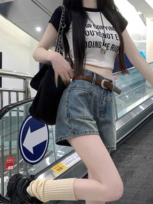 Quần short jean nữ cạp cao phối túi ED12 kiểu dáng thời trang và tiện lợi