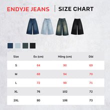Endy Quần Jean Lửng Nữ Lưng Cao Ống Rộng ED29 Phong Cách Đơn Giản & Thời trang