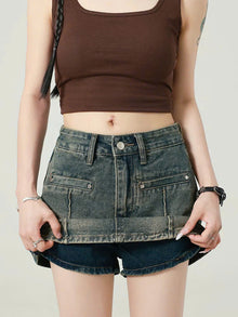 Quần short giả váy chữ A